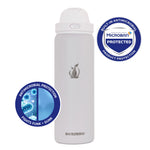 SUBZERO® DUO 32 Ounce Chai Water Bottle with Straw and Flip Up Handle, Copper Lined Stainless Steel, Leak Proof