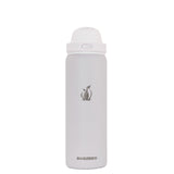 SUBZERO® DUO 32 Ounce Water Bottle with Straw and Flip Up Handle, Copper Lined Stainless Steel, Leak Proof