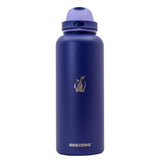 SUBZERO® DUO 64 Ounce Imperial Water Bottle with Straw and Flip Up Handle, Copper Lined Stainless Steel, Leak Proof