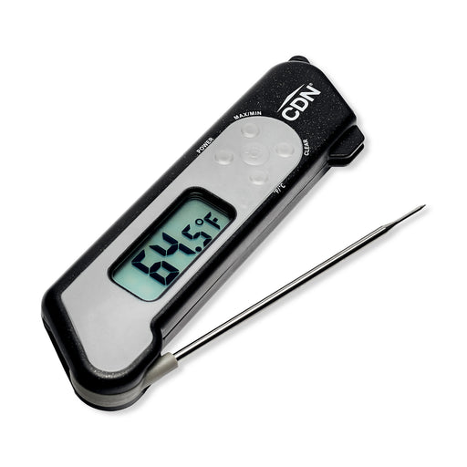 CDN ProAccurate Folding Thermocouple Digital Thermometer, Black