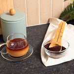 Talisman Designs Laser Etched Honey Bee Beechwood Coffee Scoop & Clip, Nature Collection