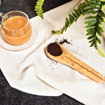 Talisman Designs Laser Etched Honey Bee Beechwood Coffee Scoop & Clip, Nature Collection