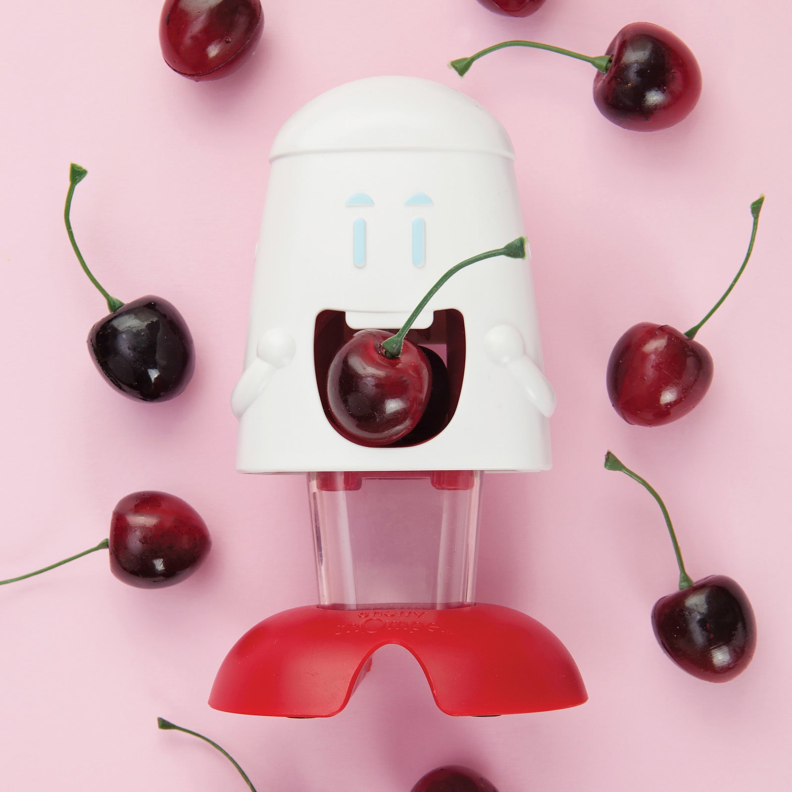 Talisman Designs Cherry Chomper Cherry Pitter, Set of 1, White