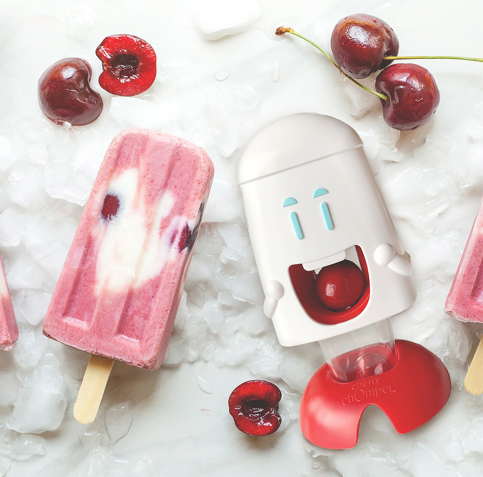 Talisman Designs Cherry Chomper Cherry Pitter, Set of 1, White