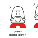 Talisman Designs Cherry Chomper Cherry Pitter, Set of 1, White