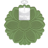Talisman Designs Silicone Nonslip Grip Silicone Hot Pad & Trivet, Set of 1, Forest