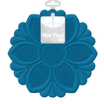 Talisman Designs Silicone Nonslip Grip Silicone Hot Pad & Trivet, Set of 1, Royal