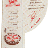 Talisman Designs Perfectly Round Pie Dough Cutting Pastry Guide