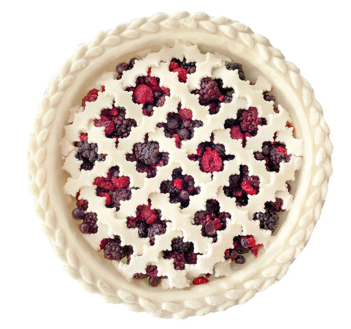 Talisman Designs Pastry Wheels Pie Crust Decorator & Cutter Set, Red
