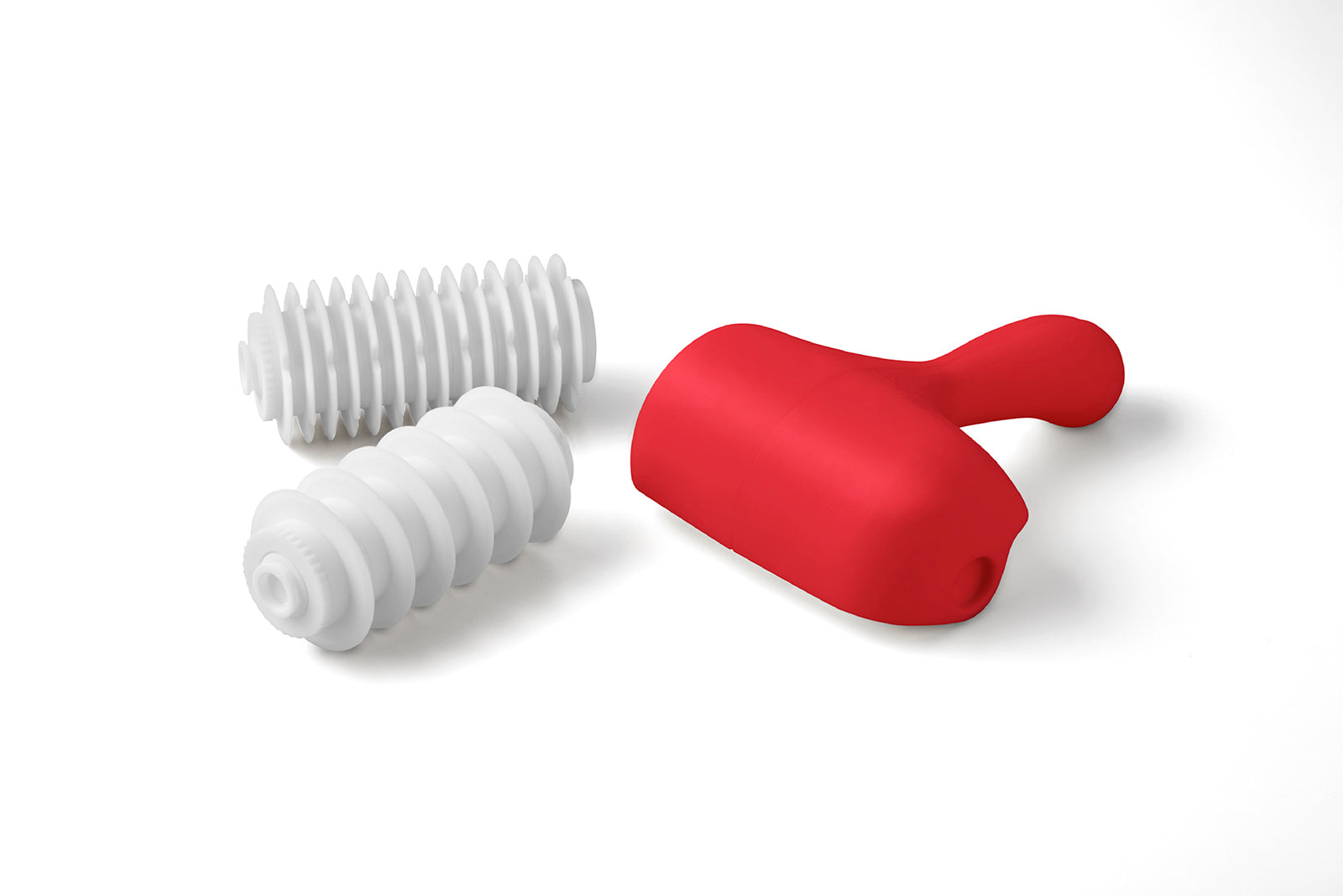 Talisman Designs Interchangeable Pastry Dough Cutter Set, Set of 2, Red