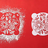 Talisman Designs Multi-Use Baking Stencils, Honey Bee Design, Set of 4 sizes, 3.5 inch, 5 inch, 8 inch, & 10 inch, White