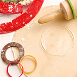 Talisman Designs Silicone Rolling Pin Bands, 8 Piece Set, Multi Color