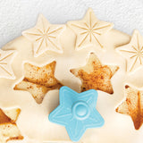 Talisman Designs Plunger Style Pie Crust Cutters, Occasions Design, 4 Piece Set