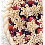 Talisman Designs Plunger Style Pie Crust Cutters, Occasions Design, 4 Piece Set