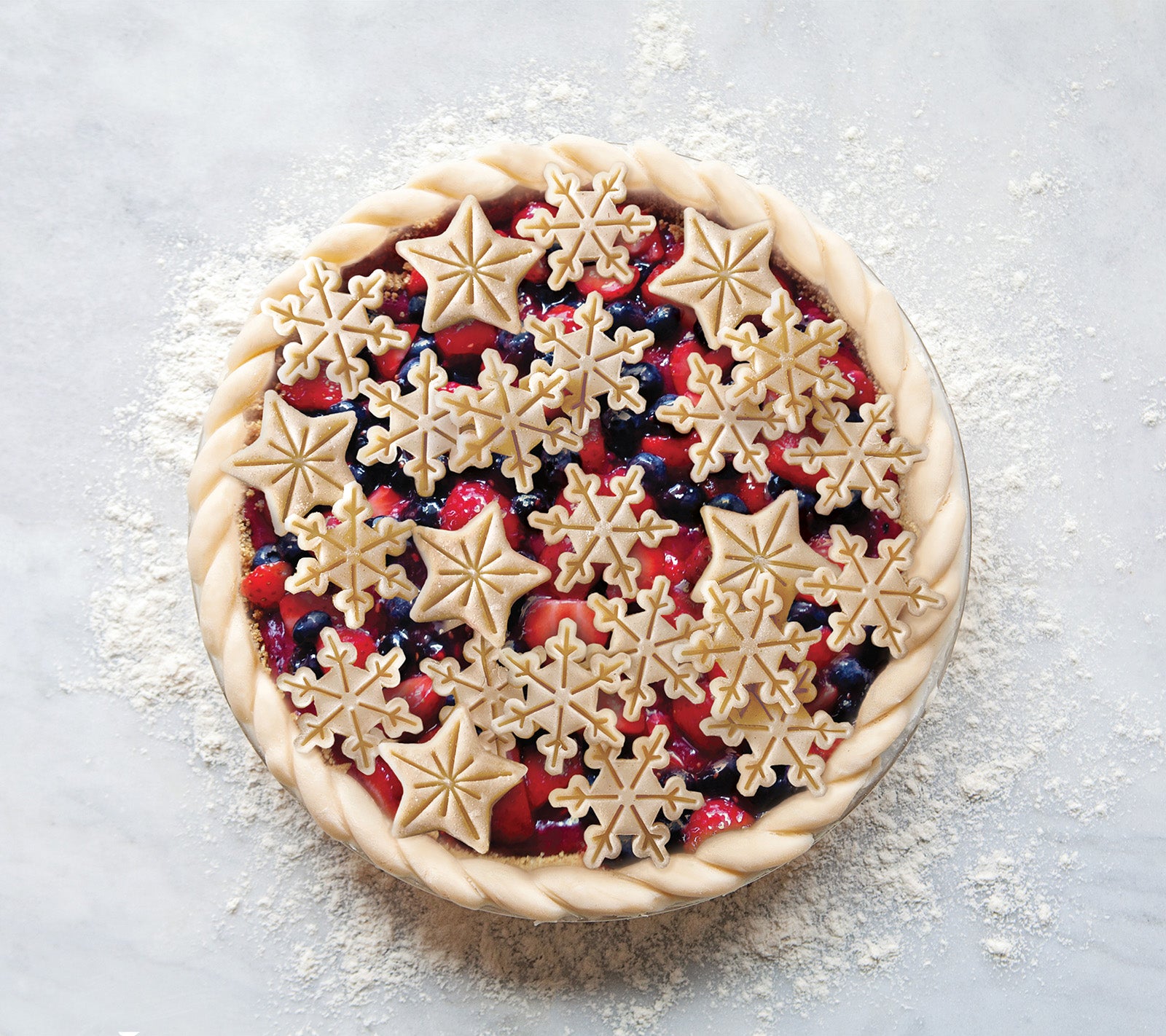 Talisman Designs Plunger Style Pie Crust Cutters, Occasions Design, 4 Piece Set