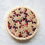 Talisman Designs Plunger Style Pie Crust Cutters, Occasions Design, 4 Piece Set