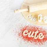 Talisman Designs Script Alphabet Cookie Cutters, Set of 26, White