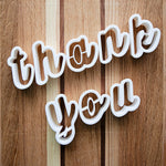 Talisman Designs Script Alphabet Cookie Cutters, Set of 26, White