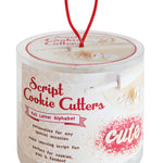 Talisman Designs Script Alphabet Cookie Cutters, Set of 26, White