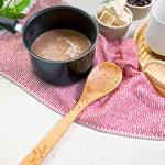 Talisman Designs Laser Etched Beechwood Mixing Spoon, Woodland Collection, Set of 1