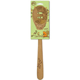 Talisman Designs Laser Etched Beechwood Slotted Spoon, Woodland Collection, Set of 1