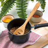 Talisman Designs Laser Etched Beechwood Slotted Spoon, Woodland Collection, Set of 1