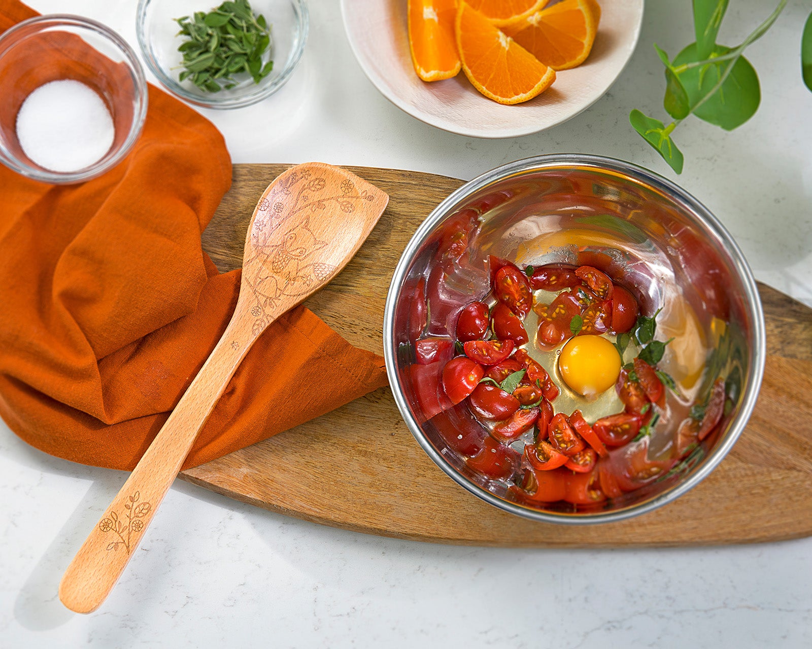 Talisman Designs Laser Etched Beechwood Corner Spoon, Woodland Collection