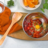 Talisman Designs Laser Etched Beechwood Corner Spoon, Woodland Collection