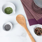 Talisman Designs Laser Etched Beechwood Sauce Spoon, Succulent Collection
