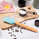 Talisman Designs Laser Etched Beechwood Large Silicone Spatula, Nature Collection, Set of 1