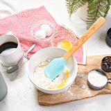 Talisman Designs Laser Etched Beechwood Large Silicone Spatula, Nature Collection, Set of 1