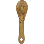 Talisman Designs Laser Etched Beechwood Mini Spoon, Woodland Collection, Hedgehog
