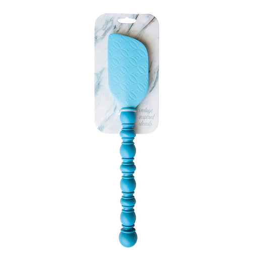 Talisman Designs Silicone Spatula, Vintage Inspired Tools Collection, Set of 1, Blue