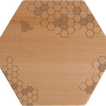 Talisman Designs Beechwood Cheese Board, Honey Bee Collection