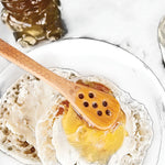 Talisman Designs Beechwood Honey Spreader & Dipper, Honey Bee Collection