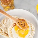 Talisman Designs Beechwood Honey Spreader & Dipper, Honey Bee Collection