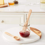 Talisman Designs Laser Etched Beechwood Jam Spoon & Spreader Set, Honey Bee Collection, Set of 2