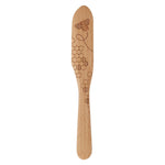 Talisman Designs Laser Etched Beechwood Jam Spoon & Spreader Set, Honey Bee Collection, Set of 2