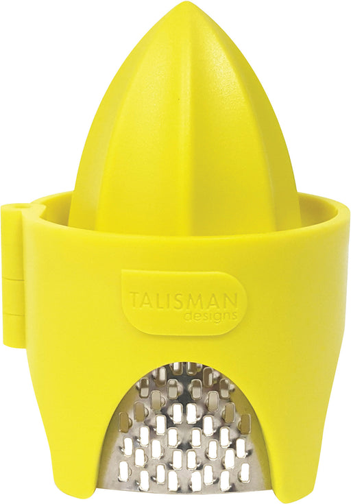 Talisman Designs Citrus Zester & Reamer, Yellow