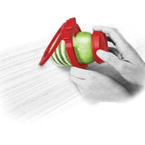 Talisman Designs Apple Spiralizer & Corer, Red