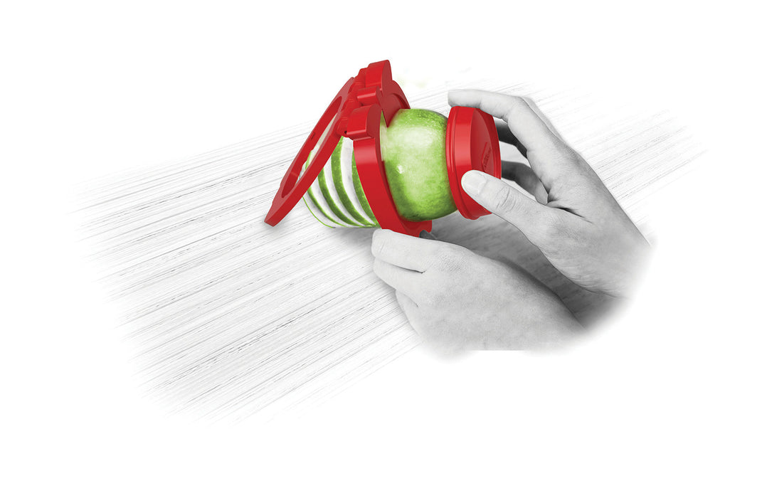 Talisman Designs Apple Spiralizer & Corer, Red