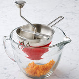 Talisman Designs Stainless Steel Jam and Food Mill, Red