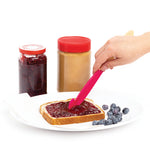 Talisman Designs PB& J Scraper Spreader, Red/Tan