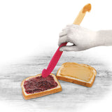 Talisman Designs PB& J Scraper Spreader, Red/Tan
