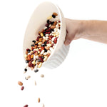 Talisman Designs 2-in-1 Measure Rinse & Strain for Grains, Fruit, and Beans, 2 Cups, Cream