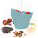 Talisman Designs 2-in-1 Measure Rinse & Strain for Grains, Fruit, and Beans, 2 Cups, Light Blue