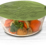 Talisman Designs Silicone Steamer & Roasting Shields, Set of 2, Green