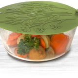 Talisman Designs Silicone Steamer & Roasting Shields, Set of 2, Green