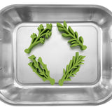 Talisman Designs Silicone Multi-Use Oven and Pressure Cooker Roasting Racks, Set of 4, Green