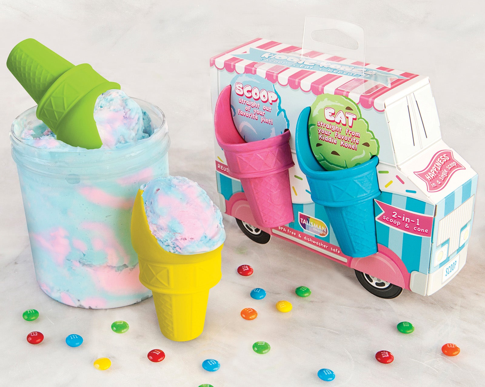 Talisman Designs Single Serving Ice Cream Kiddie Kones, Small, Set of 4